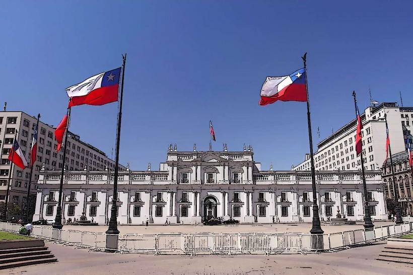 La Moneda Palace Palacio de la Moneda е една от