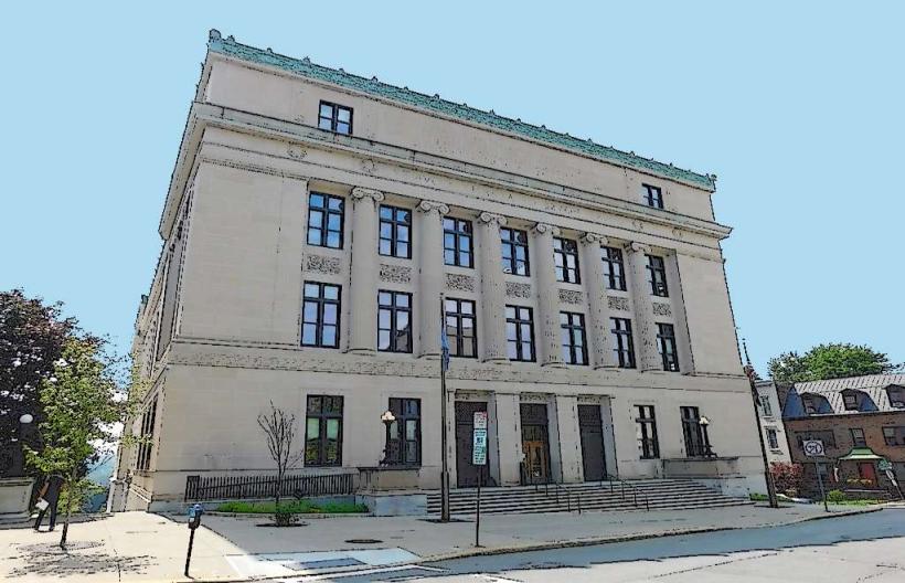 The Albany County Courthouse located at 16 Eagle Street in