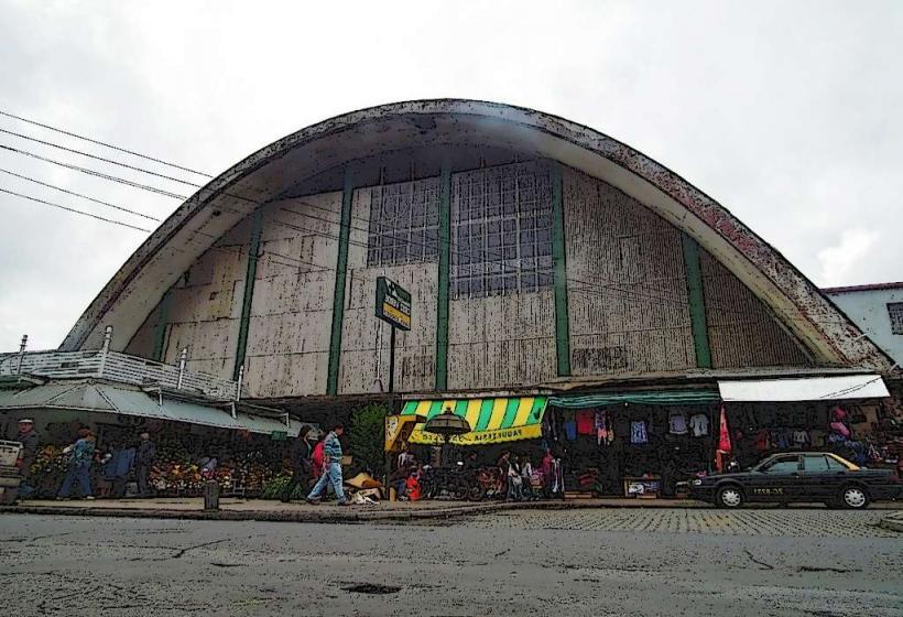 Mercado Central в concepción Чили е исторически и жизнен пазар