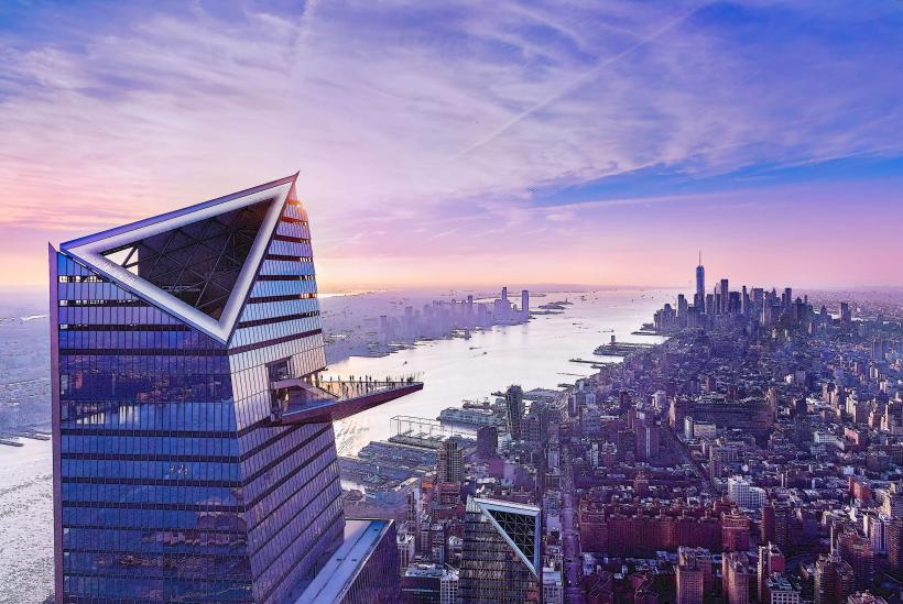 Edge в Hudson Yards е една от най зрелищните наблюдателни