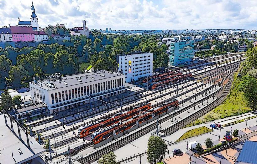 Estación de tren de Tallin