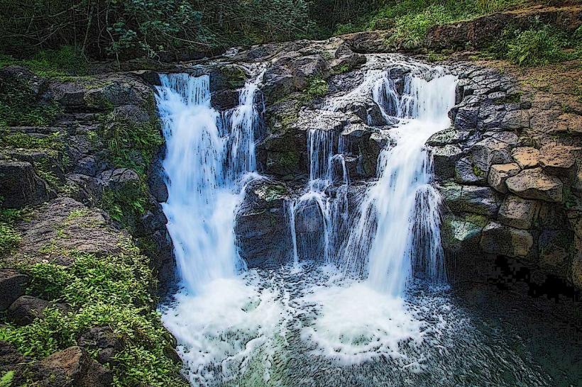 Ho'o'opi'i Falls