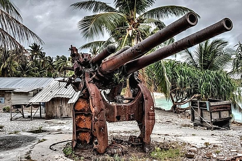 Wotje Gun Emplacements