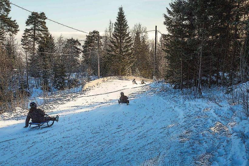 Korketrekkeren Sledding Hill