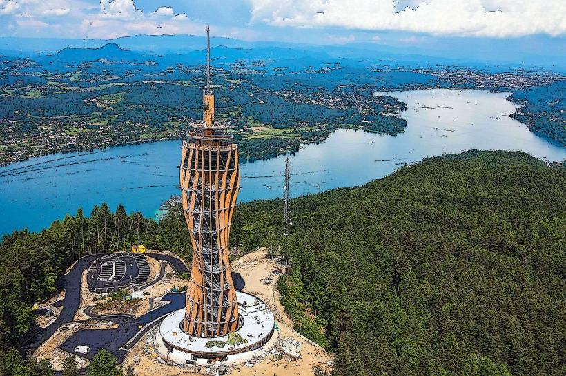 Наблюдателната кула Pyramidenkogel