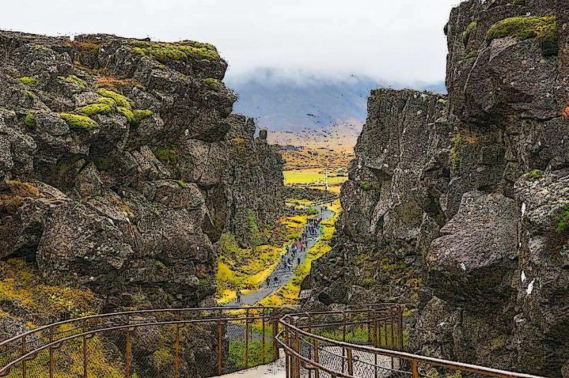 Континентална рифтова зона Þingvellir