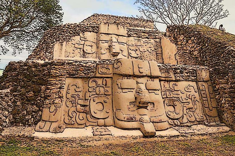 Руините на Cerros Maya