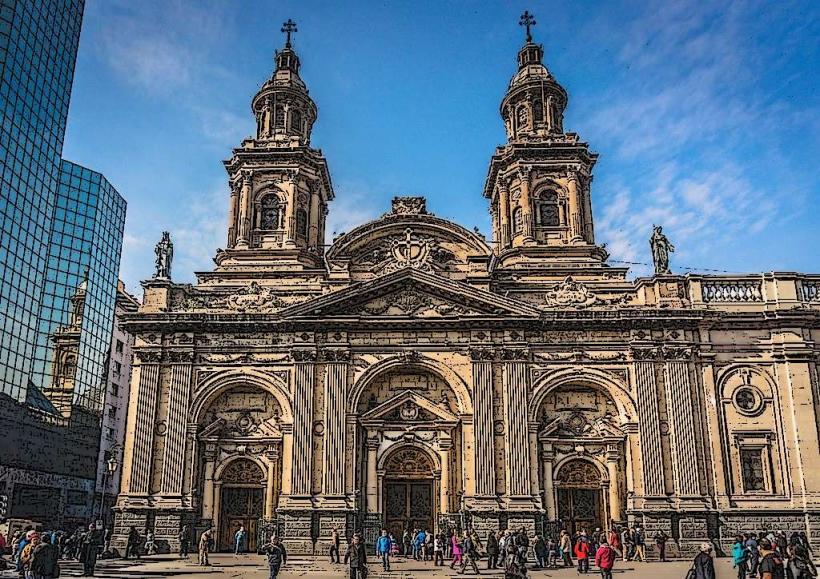 катедралата на Сантяго Catedral de Santiago е една от най