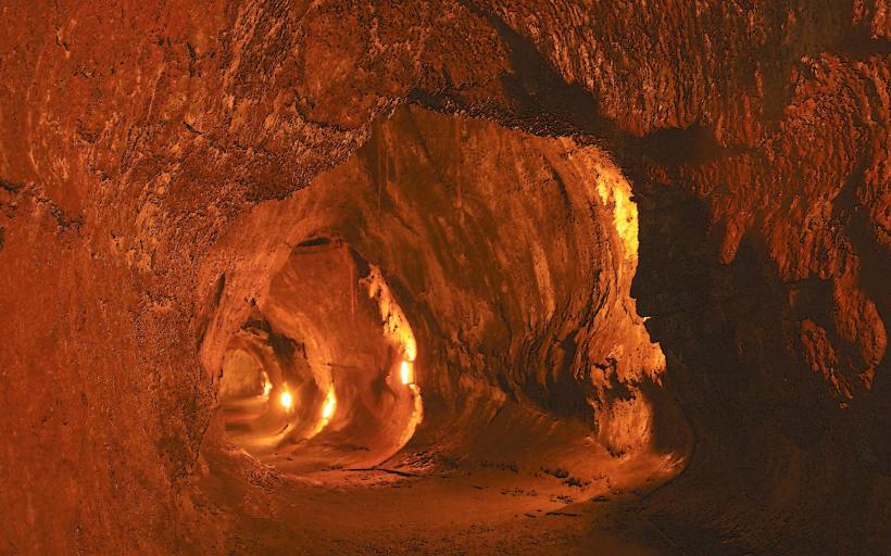 Lava Tube at Hawai'i Volcanoes