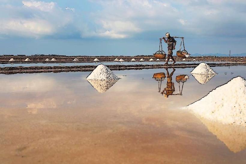 Salt Fields of Kampot