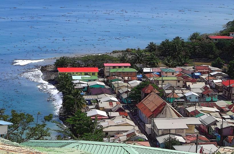 anse jambon скрито крайбрежно бягство в Сейнт Лусия anse jambon