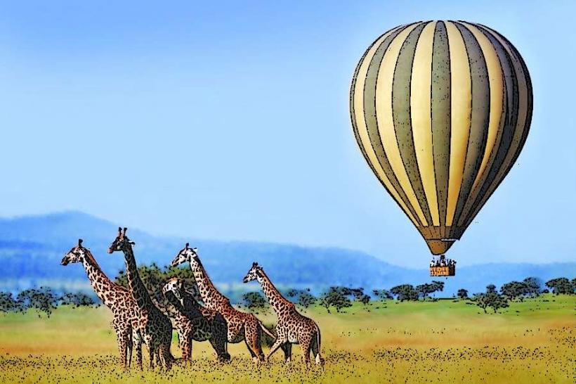 serengeti balloon safari незабравимо изживяване на въздушната дива природа A