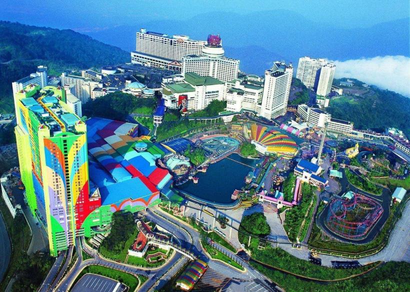 Genting Highlands е популярен курорт на Хил разположен в щата