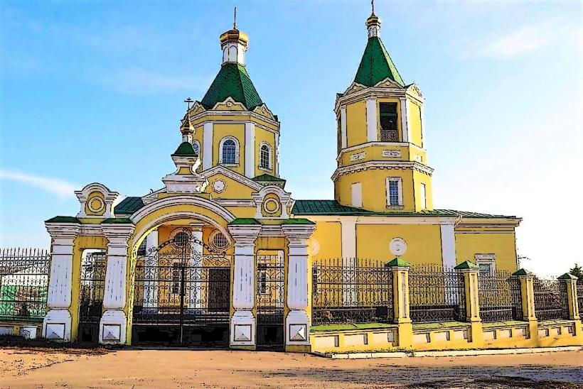 st Църквата на Никола в DNIPRO е една от най
