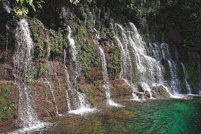 La Pirraya Wasserfall