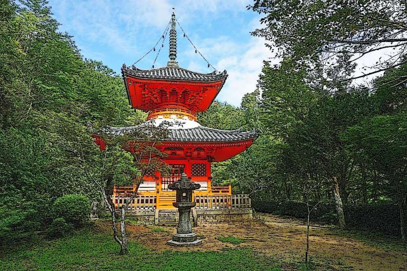 Mitaki-Dera-Tempel