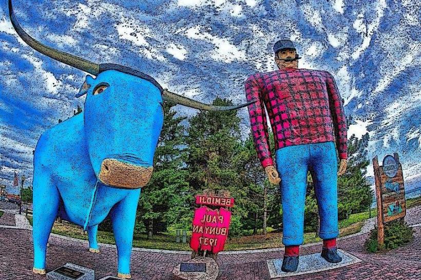 Paul Bunyan and Babe the Blue Ox